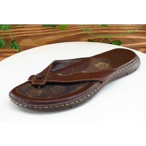 Born concept Sz 9 M Brown Flip Flop Synthetic Women‎ Sandals